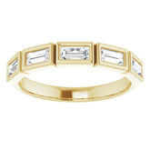 14K Yellow 1/2 CTW Natural Diamond Anniversary Band